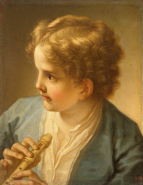 Boy with a Flute, 1720, Benedetto Luti