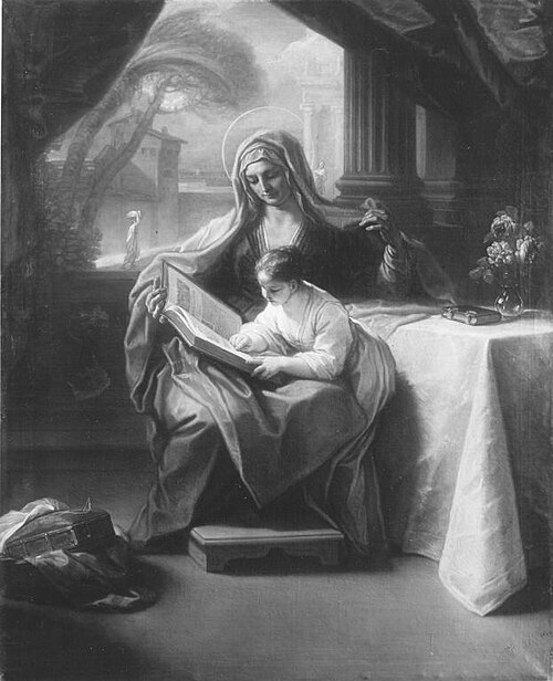 Die Erziehung der Maria, 1695, Benedetto Luti
