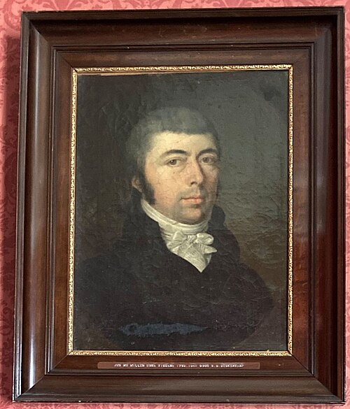 Portret van jhr. mr. Willem Hora Siccama, 1807, Benedikt Beckenkamp