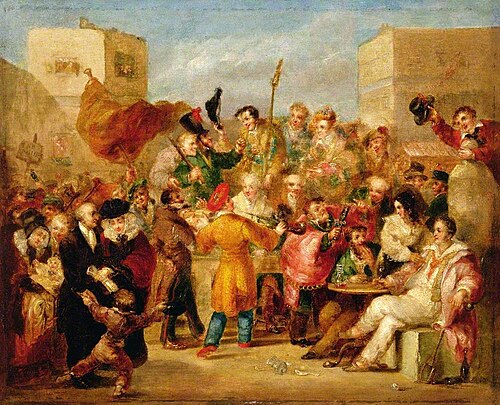 The Mock Election, 1827, Benjamin Haydon