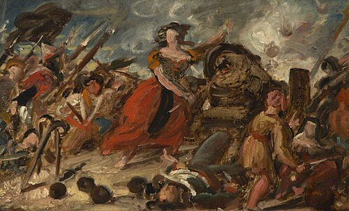 Sketch for 'The Maid of Saragossa', , Benjamin Haydon