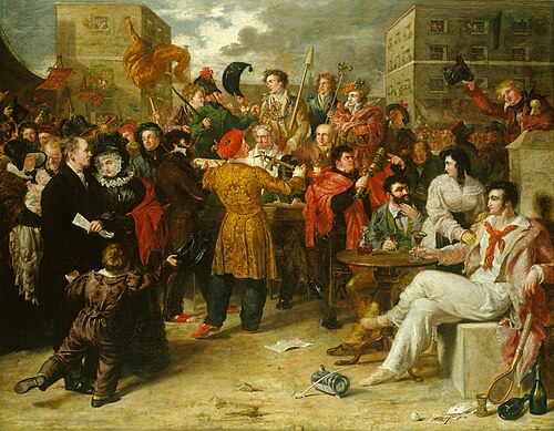 The Mock Election, 1827, Benjamin Haydon