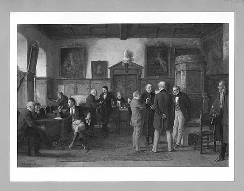 Gemeinderatssitzung, 1854, Benjamin Vautier