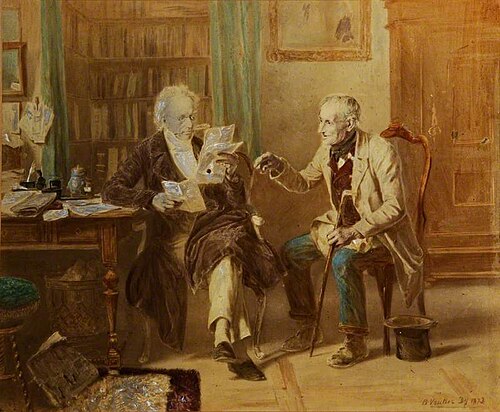 Two Gentlemen in a Study, 1872, Benjamin Vautier