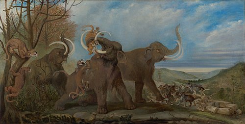 Attack in Pleistocene England, , Benjamin Waterhouse Hawkins