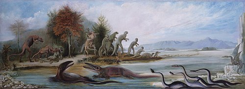 Cretaceous Life of New Jersey, 1877, Benjamin Waterhouse Hawkins