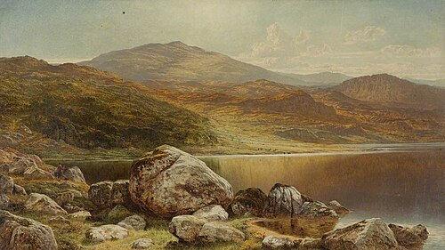A Fine Autumn Day, North Wales, 1866, Benjamin Williams Leader