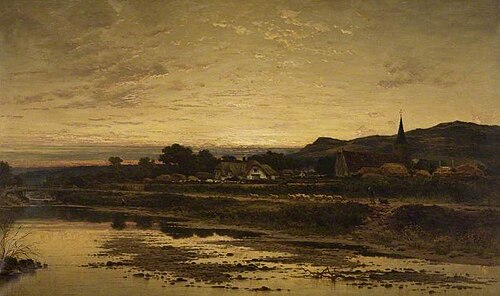 Glebe Farm, the Welsh Borders, 1884, Benjamin Williams Leader