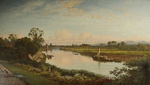 The Smooth Severn Stream, 1886, Benjamin Williams Leader