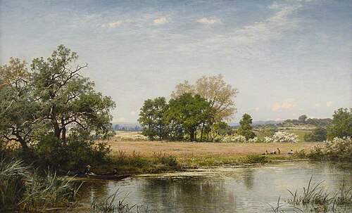 The Merry Month of May, 1890, Benjamin Williams Leader