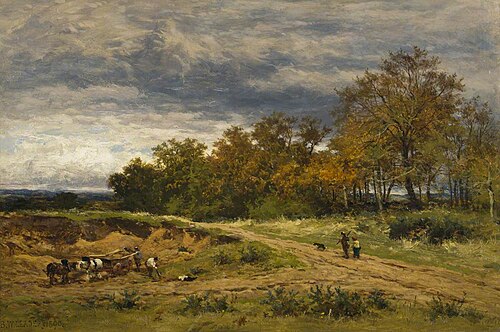 A Surrey Sandpit, 1890, Benjamin Williams Leader