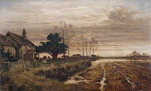 At Evening Time It Shall Be Light, 1897, Benjamin Williams Leader
