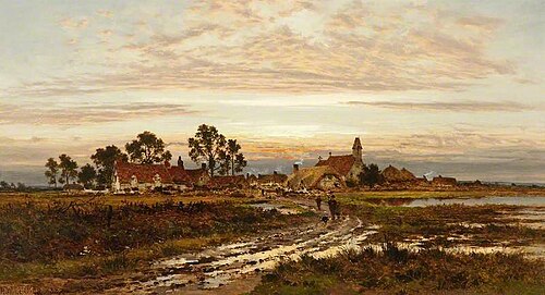 Worcestershire Morning Clearing after Rain, 1897, Benjamin Williams Leader