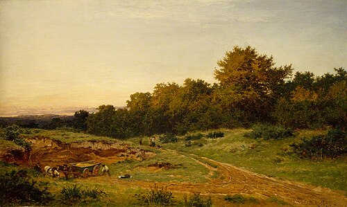 The Sandpit, Burrow's Cross, 1898, Benjamin Williams Leader