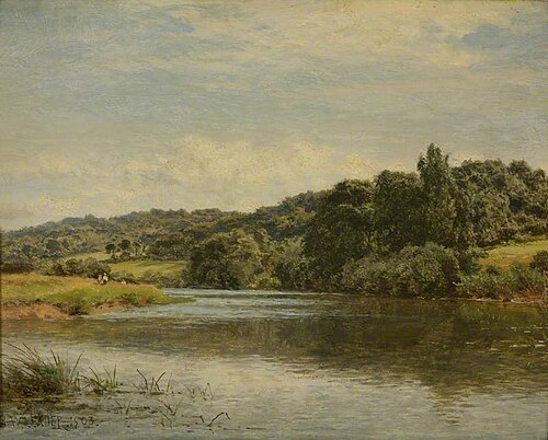 Afternoon on the Thames, 1903, Benjamin Williams Leader