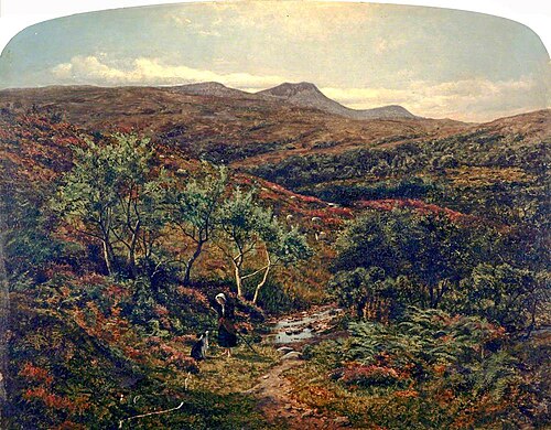 The Herd Girl, Isle of Arran, , Benjamin Williams Leader