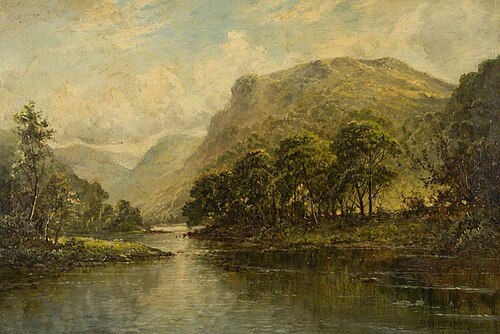 In a Welsh Valley near Betws-y-Coed, 1898, Benjamin Williams Leader
