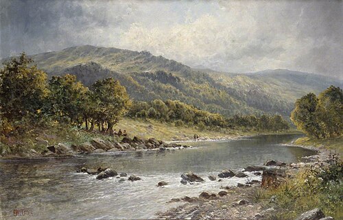 A Rocky Stream, , Benjamin Williams Leader