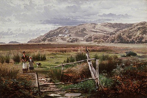 Mawddach Estuary, Barmouth, 1888, Benjamin Williams Leader