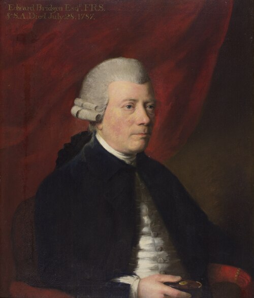 Portrait of Edward Bridgen, , Benjamin Wilson