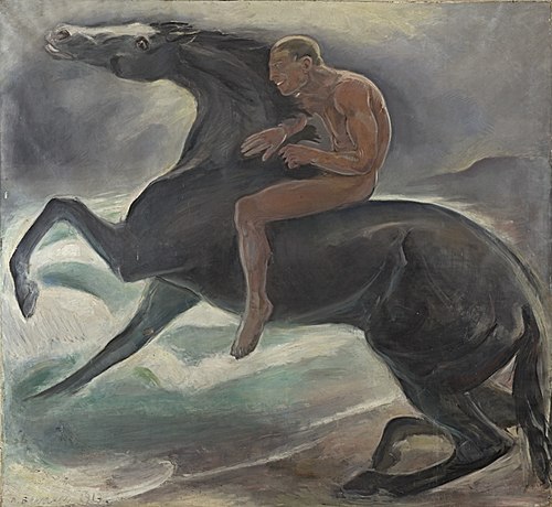 Reiter am Meer, 1913, Benno Berneis