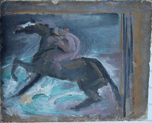 Skizze Reiter IV, 1913, Benno Berneis