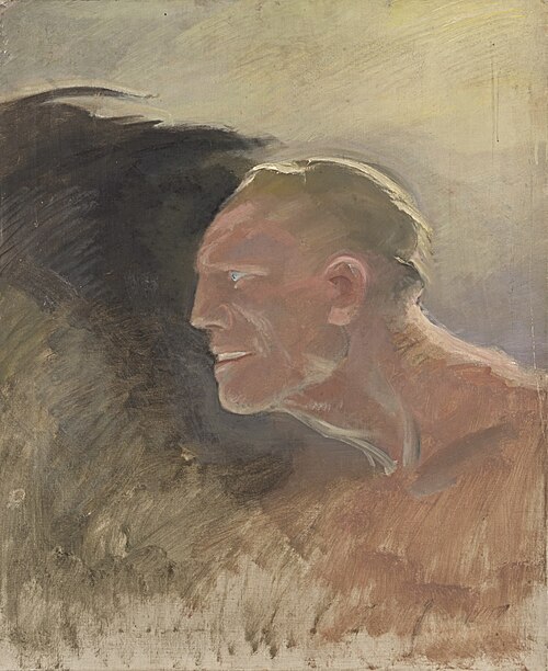 Studie Männerkopf, 1913, Benno Berneis