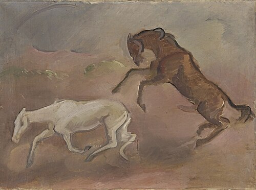 Hengst und Stute, 1912, Benno Berneis