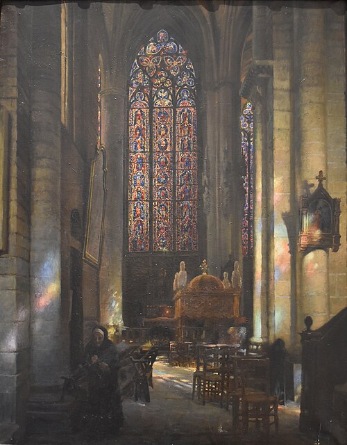 Intérieur de la cathédrale Saint-Nazaire, 2000, Henri Pringuet