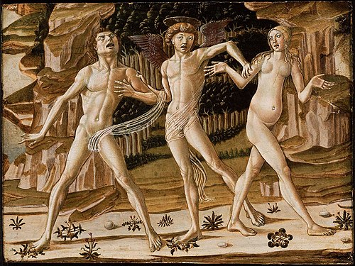 Expulsion from Paradise, 1470, Benvenuto di Giovanni