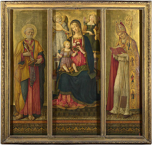 The Virgin and Child with Saints, 1479, Benvenuto di Giovanni