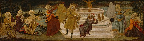 Apollo and the Muses, , Benvenuto di Giovanni