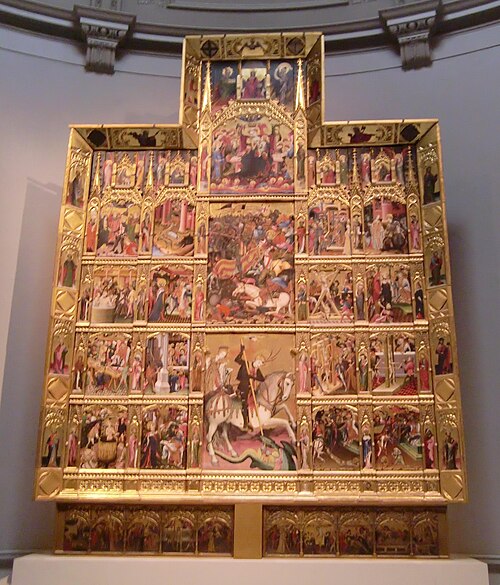 Altarpiece of Saint George, 1410, Andrés Marzal de Sas