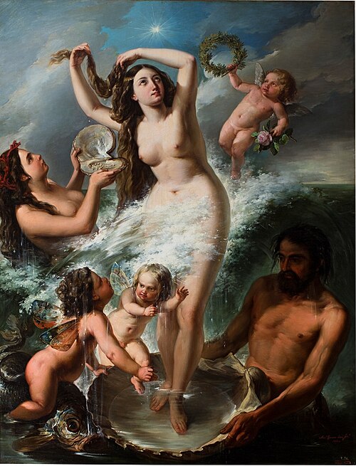 The Birth of Venus, 1860, Antonio Gómez y Cros