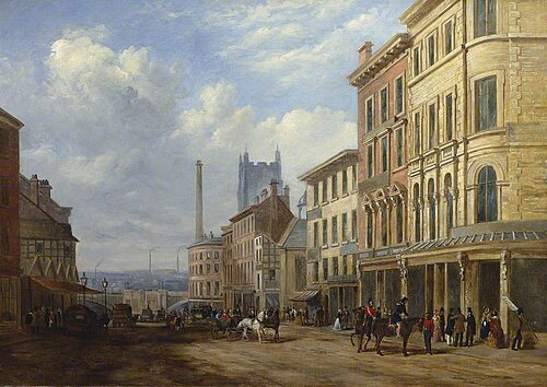 Victoria Street, Manchester, 1847, Arthur Fitzwilliam Tait