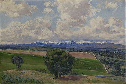 View of the Guadarrama Mountains, 1911, Aureliano Beruete