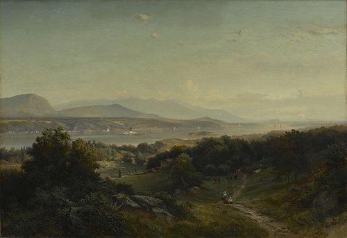 Landscape, Hyde Park, New York, 1859, Johann Hermann Carmiencke