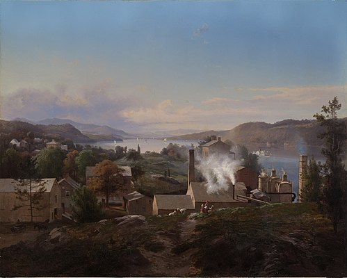 Poughkeepsie Iron Works  (Bech’s Furnace), 1856, Johann Hermann Carmiencke