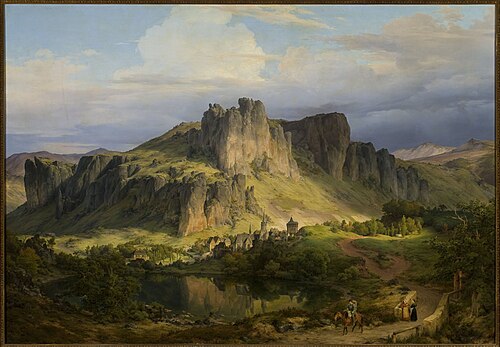 Paysage dans les montagnes de l'Eifel., 1834, Carl Friedrich Lessing