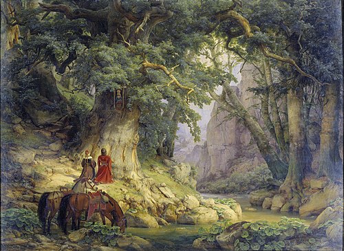The Thousand-Year-Old Oak, 1837, Carl Friedrich Lessing