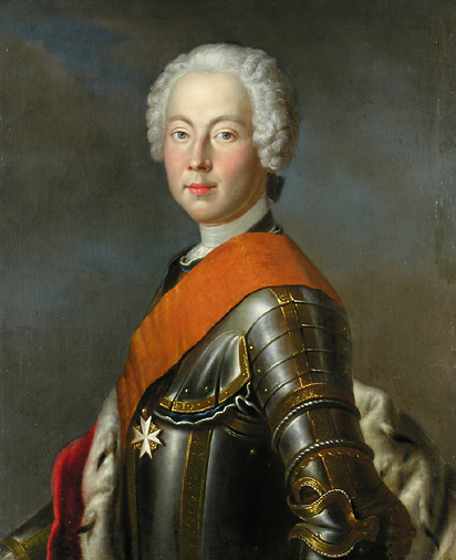 Porträt des Frederick, Margrave of Brandenburg-Bayreuth (1711–1763), 1750, Georg Lisiewski