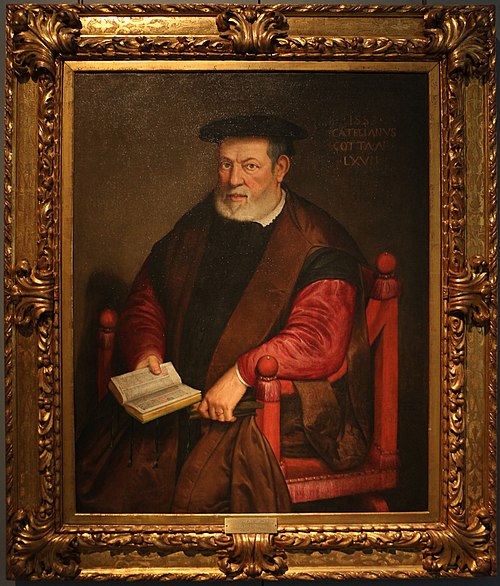 Portrait of Castellano Cotta, 1550, Bernardino Campi