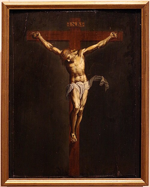 cristo crocifisso, 1587, Bernardino Campi