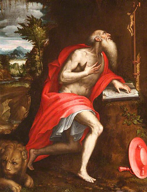 Saint Jerome in the Wilderness, 1566, Bernardino Campi