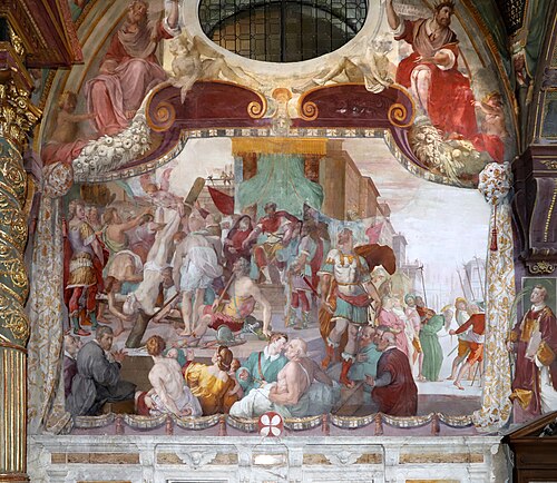 Martyrdom of Ss Peter and Paul, 1590, Bernardino Poccetti