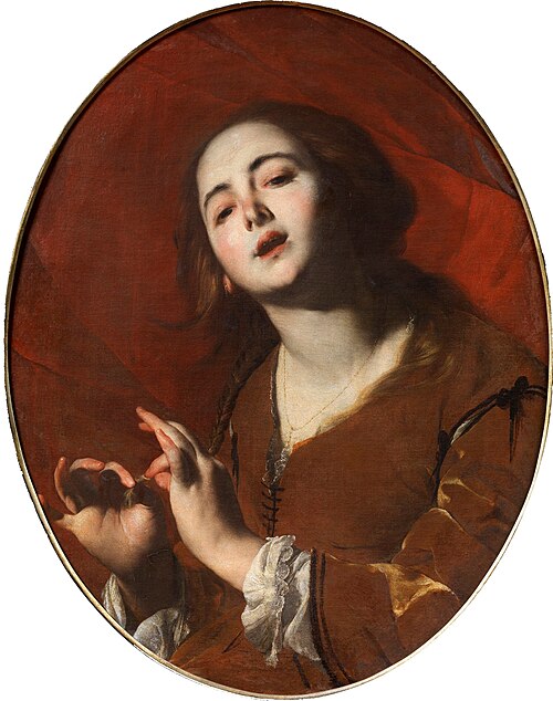 The singer, 1650, Bernardo Cavallino