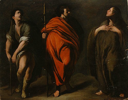 Three Standing Saints, , Bernardo Cavallino
