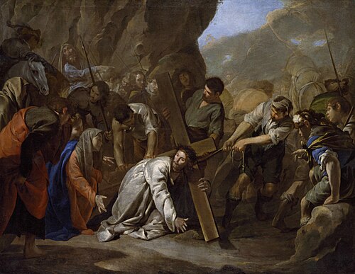 Procession to Calvary, 1645, Bernardo Cavallino
