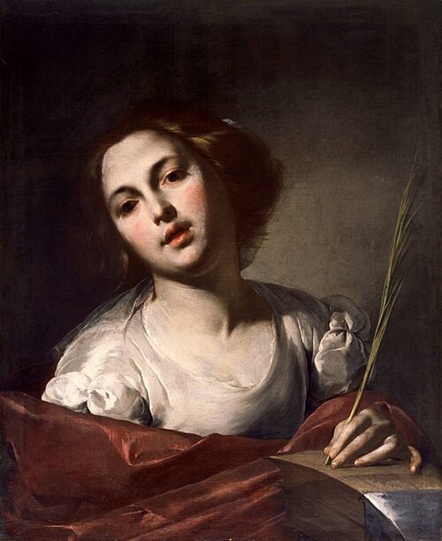 Saint Catherine of Alexandria, 1645, Bernardo Cavallino