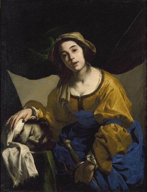 Judith with the Head of Holofernes, 1650, Bernardo Cavallino